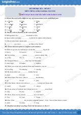 Đề thi học kì 2 Tiếng Anh 6 Global Success - Đề số 1